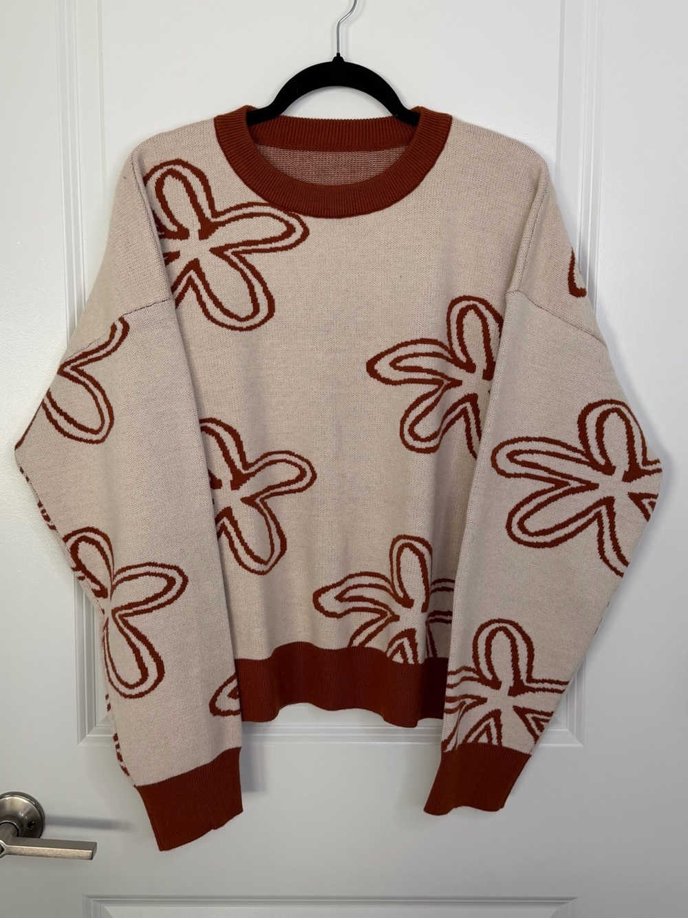Oversized Knit Sweater size M NWT